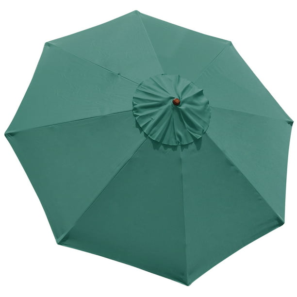 10ft 8 Rib Umbrella Replacement Cover, Patio Umbrella Canopy Replacement 8 Ribs