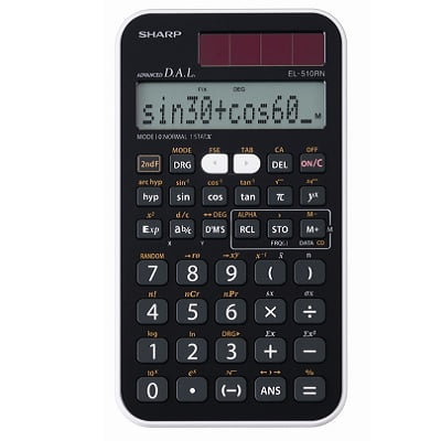 CALCULATOR-SCIENTIFIC 169 FUNCTION 10+1 DIGIT (EL510RNB)
