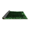 thumbnail image 2 of Ahgly Company Indoor Rectangle Abstract Emerald Green Modern Area Rugs, 2' x 4', 2 of 4