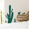 thumbnail image 4 of Clearance Wall stickers under $5,Green Cactus Wall Decals Tropical Wall Stickers DIY Peel And Stick Art Murals For Kids Room Bedroom Living Room Bathroom Kitchen Office Home Decoration, 4 of 6