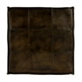 thumbnail image 3 of Beaumont Lane Dark Brown Leather Ottoman, 3 of 8