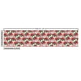 thumbnail image 3 of Ambesonne Floral Fabric by the Yard Upholstery, Rose Botanical Scene Plot, 10 Yards, Dark Coral and Army Green, 3 of 5