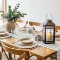 thumbnail image 6 of Boho Sage Green Stripe Round 13 Inch Placemats Set of 6, Abstract Geometric White Minimalist HeatResistant Non Slip Place Mats for Dining Table, Wipeable Braided Kitchen Table Mats for Housewarming, 6 of 9