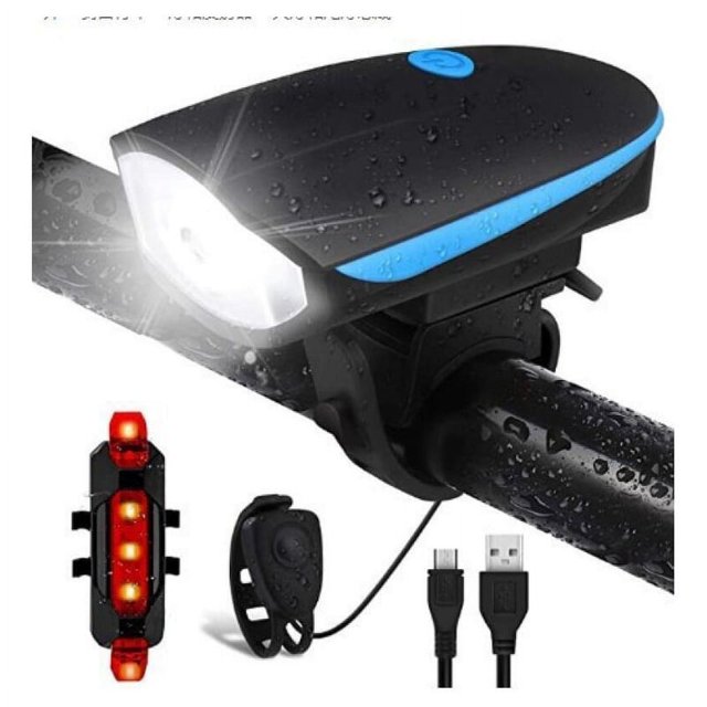 Juego de luces para bicicleta Salandens Luz USB recargables
