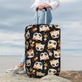 thumbnail image 3 of Lsque Flower Fox Printed Luggage Cover, Travel Luggage Protector,Scratch and Dirt Resistant, Fits 18-32 Inch Luggage - Small, 3 of 9