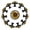 Multicolored 04, variant on 12 Pack Cupboard Knobs Crystal Clear Glass Cabinet Pulls, Round Knobs With Screws, Dresser Drawers Wardrobe Furniture Knobs Hand Drawn Aesthetic Sunflower