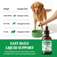 thumbnail image 6 of Vitamin E for Dogs Liquid 250 IU - Vitamin E Oil for Dogs Skin and Coat Support - Dog Immune Support Antioxidant Supplement - Bacon Flavor - 60 Servings - 2 oz, 6 of 7