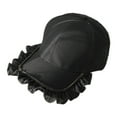 thumbnail image 2 of Gorra de béisbol femenina, estilo urbano, moderna, deportiva, ajustable, para el sol Negro, 2 of 9