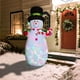 thumbnail image 1 of Fiudx Ofertas y liquidaciones Mochila inflable con luces, muñeco de nieve, decoración para eventos navideños, accesorios de 1,8 m/70,86 pulgadas, 1 of 7