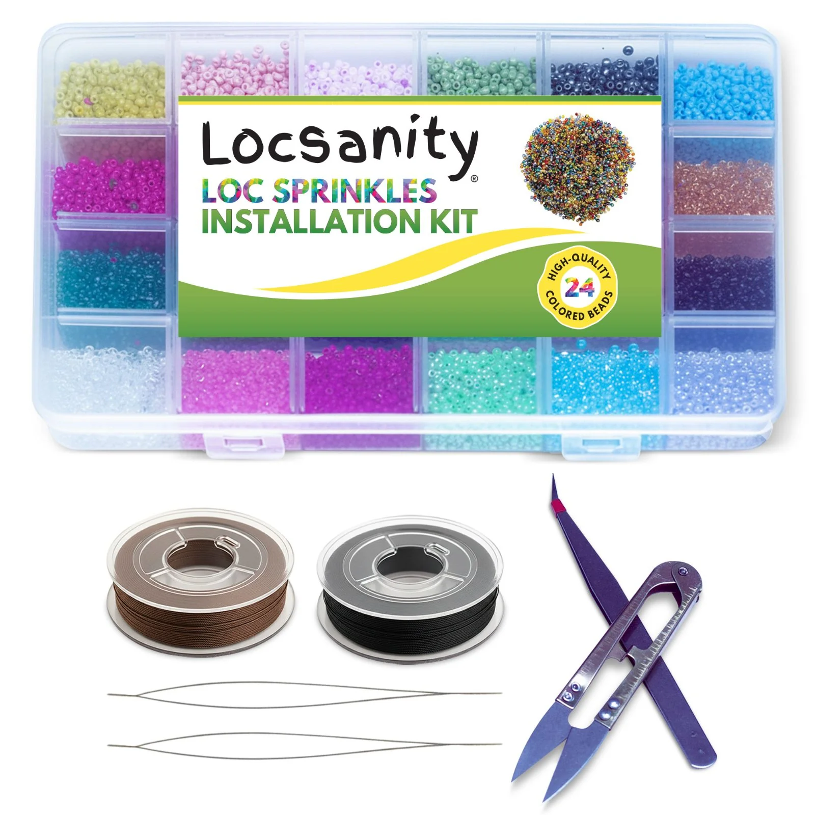 アクセサリー セット Locsanity, Hair Accessory Set, 6000-Piece Rainbow Color - Walmart.com