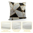 thumbnail image 4 of Shangniulu Throw Pillow Cover Black and White Marble Background for Couch Sofa Bed Car Seats Home Decorative Short Plush Throw Pillow Case, 4 of 5