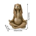 thumbnail image 3 of Precio sorpresa!Adornos de resina de conejo de orejas largas, decoraciones de jardín, esculturas de animales, muebles para el hogar, artesanías de resina para exteriores, 3 of 9