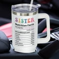 thumbnail image 6 of 40 oz Sister Tumbler with Handle, Sister Gifts, Birthday Gifts for Sister, Sister Birthday Gifts, Sisters Gifts from Sister, Soul Sister Gifts for Women Sister Coffee Cups with Straw and Lid, 6 of 7
