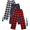 Pattern 1, variant on Oudiya Boys Pajama Pants 3 Pack Sleep Pants Soft Elastic Waist Kids Pajama Bottoms Plaid Lounge Pants with 2 Pockets