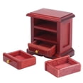 thumbnail image 4 of 1/12 Dollhouse Bedside Table, Solid Simulate Dollhouse Bedside Table, Well-designed  For Doll House, 4 of 8