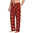 thumbnail image 5 of Cauagu Christmas Red Balls Mens Pajama Pants Sleep & Lounge Pants,PJ Bottoms with Pockets-Medium, 5 of 7