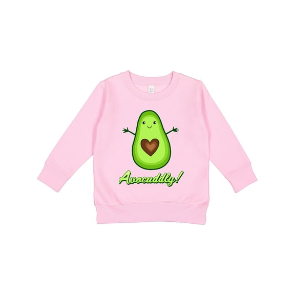Inktastic Avocuddly Cute Avocado Toddler Sweatshirt