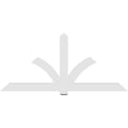 thumbnail image 4 of 96"W x 44"H x 2"D x 6"F, 11/12 Pitch, Redmond Architectural Grade PVC Gable Bracket, 4 of 8