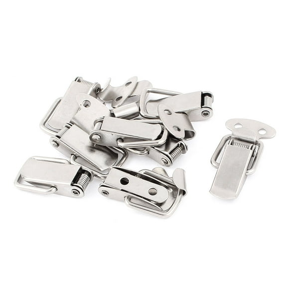 Unique Bargains Cabinet Drawer Toolbox Suitcase Spring Fasten Loop Toggle Latch Lock 8Pcs
