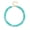 Round-Lake Blue, variant on Colorful Chunky Resin Bead Necklace for Women, Trendy Multicolor Large Square Statement Choker for Summer