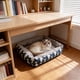 thumbnail image 5 of CaiYueKe Plush Dog Bed for Small Medium Large Dogs Cats, Orthopedic Soft Pet Bed with Removable Washable Cover, Non-Slip Base, Cushioned Support for Kennel Crate Sofa, Warm Cozy Comfort Pet Bed, 5 of 7