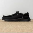 thumbnail image 3 of Mocasines para hombre Bruno Marc con soporte para el arco, color negro, talla 9.5, 3 of 8