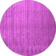thumbnail image 1 of Ahgly Company Indoor Round Abstract Pink Contemporary Area Rugs, 7' Round, 1 of 4