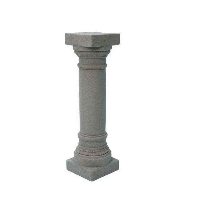 EMSCO Group Statue Colonne Grecque – Apparence Granit Naturel – en Résine – Légère – Hauteur 32”