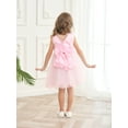 thumbnail image 4 of famuka Toddler Sequin Dress Little Girl Sleeveless Party Dress Summer Mesh Tulle Dress, 4 of 10