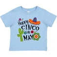thumbnail image 3 of Inktastic Happy Cinco De Mayo Sombrero, Cactus, Flowers Boys or Girls Toddler T-Shirt, 3 of 5