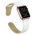 thumbnail image 1 of Correa de cuero para apple watch, banda de reloj de 44mm/40mm 42mm/38mm, pulsera para apple watch 5 4 3 se 6, 1 of 4