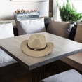thumbnail image 5 of Hirigin Cowboy Hat for Women Men Cowgirl Hat Wide Brim Western Hats with Bull Head Panama Fedora Hat, 5 of 6