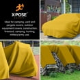 thumbnail image 6 of Xpose Safety Canvas Tarp - Tan 8' x 12' Duck Canvas Heavy Duty 12 oz Waterproof with Brass Grommets, Multipurpose Outdoor Waxed Tarpaulin for Camping, Canopy, Tent, Trailer, Machinery, Equipment Cover, 6 of 6