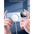 thumbnail image 5 of Case for iPhone14 13 12 11 Pro Max Plus Shockproof Full Lens Protection Double Sided Buckle Magnetic Clear Lens Metal Cover,Silver,for iPhone 13 ProMax, 5 of 6