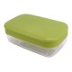thumbnail image 5 of Molde para hacer cubitos de hielo flexible y reutilizable, bandeja redonda de fácil liberación para cubitos de hielo con tapa, contenedor de varias capas, color verde, 5 of 10