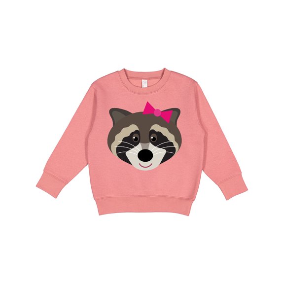 Inktastic Raccoon Girl Animal Toddler Sweatshirt
