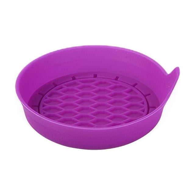 ZheElen Easy To Clean Waterproof Anti Overflow Bracket Car Cup Holder High Temperature Deep purple