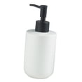 thumbnail image 3 of Dispensador de jabón de cerámica, rellenable, con bomba para inodoro. Blanco, 3 of 9