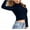Black, variant on Vedolay Fall Sweaters Long Sleeve Crop Tops Turtleneck Knitted Pullover Sweaters Black,M