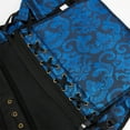 thumbnail image 4 of Grebrafan Corset Carnival Women Party Club Night Bustier Top Black Blue XL, 4 of 5