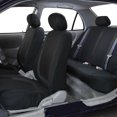 thumbnail image 2 of Juego de fundas para asientos de coche, conjunto completo de tela, buen ajuste para coches, camiones, vehículos（No incluye asientos）Juego de 4 piezas azul + negro, 2 of 4