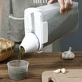 thumbnail image 3 of Rice Storage Bin Cereal Containers Dispenser with BPA Free Plastic + Airtight Design + Pour Spout - 3L Capacities of Rice Perfect for Rice Cooker, 3 of 7