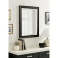 thumbnail image 2 of Kate and Laurel Parodi Traditional Framed Beaded Rectangle Bathroom Vanity Mirror, 22 x 28, Black, Rectangular Beveled Bathroom Mirror for Over Sink or for Use as Entryway or Living Room Decor, 2 of 8