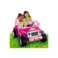 thumbnail image 6 of Power Wheels Barbie Jammin Jeep Wrangler, Dark Pink, 6 of 9