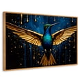 thumbnail image 1 of Cuadro Decorativo Canvas Revolution Marco Flotante Colibrí Destellos 90x60 Madera, 1 of 3