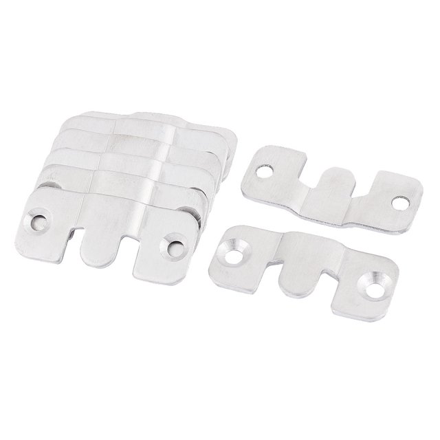 Marco de fotos de muebles de acero inoxidable soporte de interbloqueo gancho conector 8 pcs