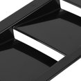 thumbnail image 5 of Exterior Vent Cover, Car Exterior Trim Black 2Pcs Hood Air Louver Decor Car Hood Vent, For Auto Repair Shop Hood Panel Trim, 5 of 8