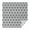 Gray Geometric Quatrefoil, variant on Brown Boho Geometric and Plant Pattern Square Tablecloth,Waterproof Square Table Cover,Wipeable Spillproof Washable Table Cover for Home Kitchen Party Decor 42"X42"(107x107cm)