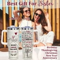 thumbnail image 2 of Birthday Gifts for Sister, Sister Gifts From Sister or Brother Cup, Gift For Best Friend Women Big Sister Little Sister Sister In Law Bestie Presents Gift Idea - 40 OZ Stainless Steel Tumbler, 2 of 6