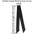 thumbnail image 2 of JHYWELL Corbata para la cabeza que absorbe el sudor, diadema para amarrar, banda para el cabello para hombres, mujeres, niños, niñas, niños, banda para el sudor atlética Ninja, envolturas para la cabeza, bandana de piratas para tenis, entrenamiento Vhermosa WMZL-985-3, 2 of 3